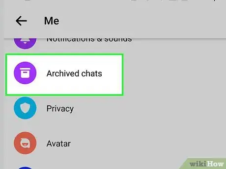 Image titled See Your Archived Messages on Facebook Messenger Step 3