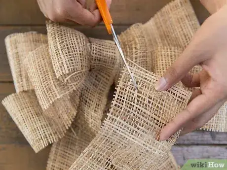 Image titled Make a Burlap Bow Step 15