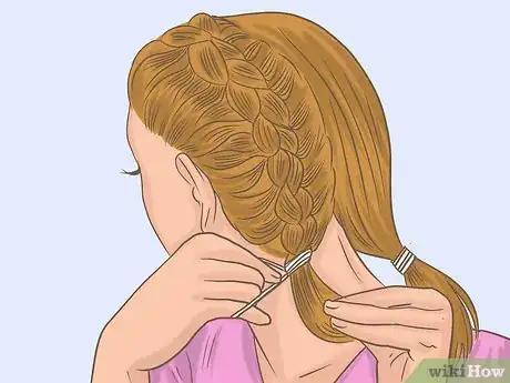 Image titled French Braid Short Hair Step 22