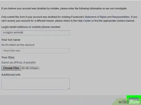 Image titled Recover a Disabled Facebook Account Step 12