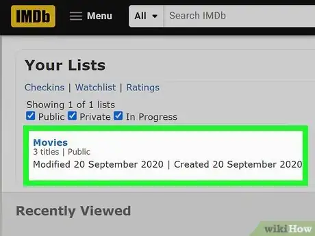 Image titled Export Your IMDb Custom Lists to a CSV File Step 4