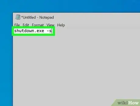 Image titled Shut Down a Computer Using Notepad Step 2