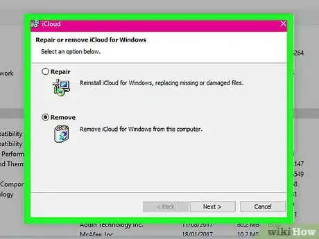 Image titled Uninstall iCloud for Windows Step 12