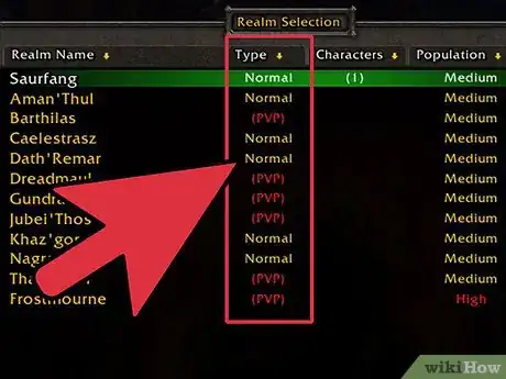 Image titled Choose the Perfect Server_Realm for World of Warcraft Using Realm Pop Step 1