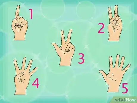 Image titled Count to 100 in American Sign Language Step 1