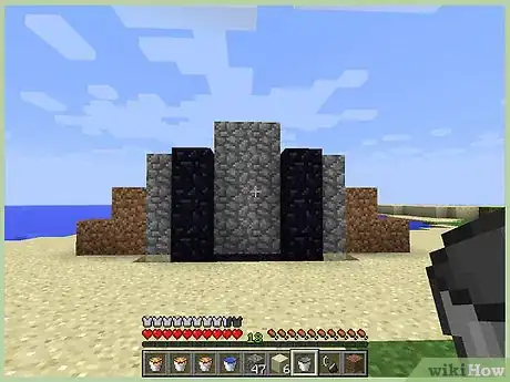 Image titled Make a Nether Portal in Minecraft Step 19