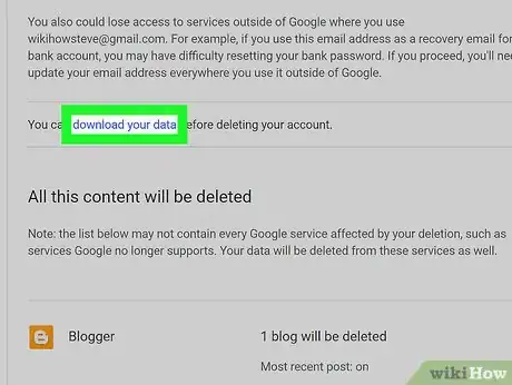 Image titled Delete a Google or Gmail Account Step 7