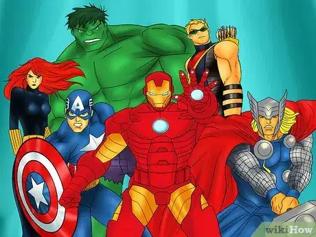 Image titled Draw the Avengers Step 20