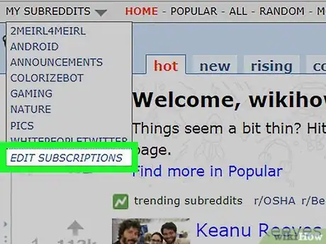 Image titled Unsubscribe from a Subreddit on PC or Mac Step 3