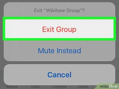 Image titled Leave a Group Chat on WhatsApp Step 6