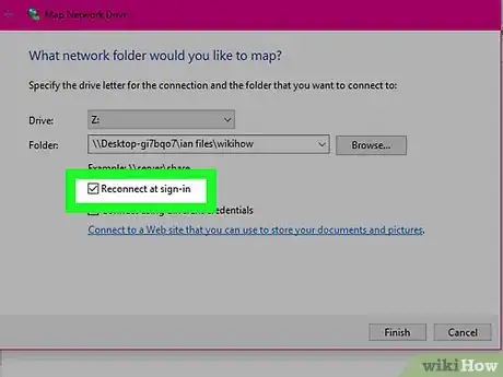 Image titled Map a Network Drive Step 10