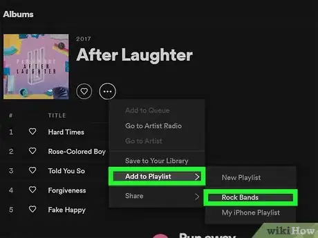 Image titled Add an Artist to a Spotify Playlist Step 8