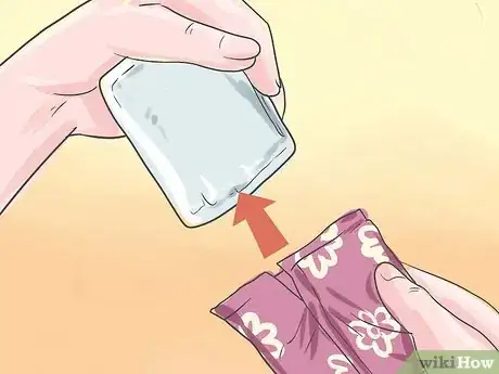 Image titled Use a Sanitary Napkin (Pad) Step 3