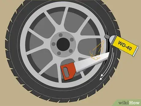 Image titled Cut a Tire Step 03