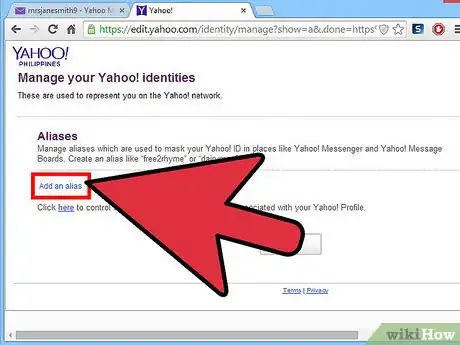 Image titled Manage Your Yahoo Aliases Step 8