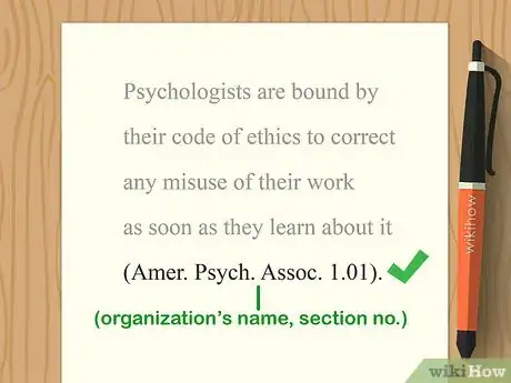 Image titled Cite the APA Code of Ethics Step 10