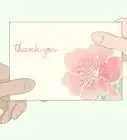 Write a Thank You Card for Flowers