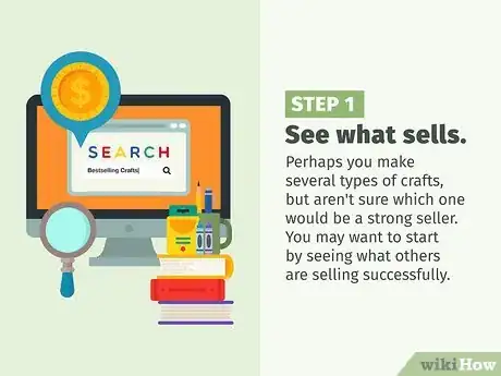 Image titled Make Money Selling Crafts Step 1