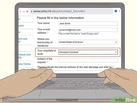 Image titled Contact the World Health Organization (WHO) Step 7