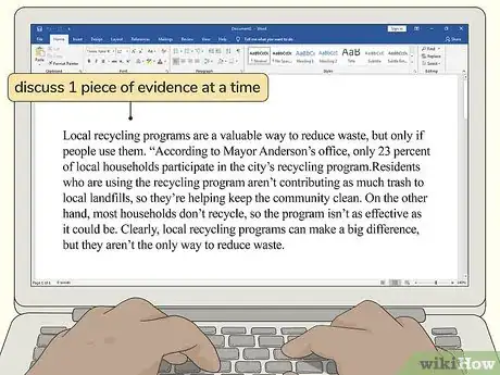 Image titled Introduce Evidence in an Essay Step 11