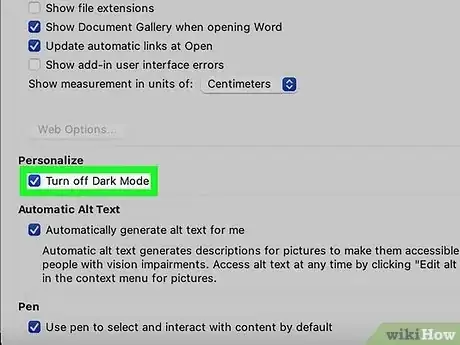 Image titled Turn Off Dark Mode on Word Step 11