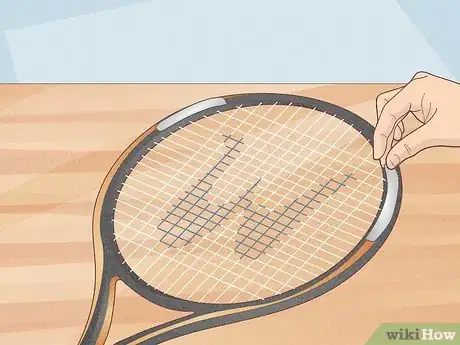 Image titled Add Lead Tape to a Tennis Racquet Step 2