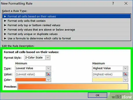 Image titled Apply Conditional Formatting in Excel Step 7