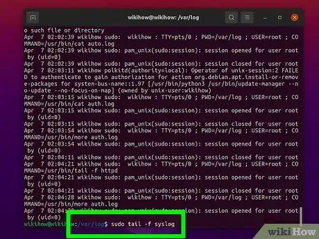 Image titled Check Logs in Unix Step 7