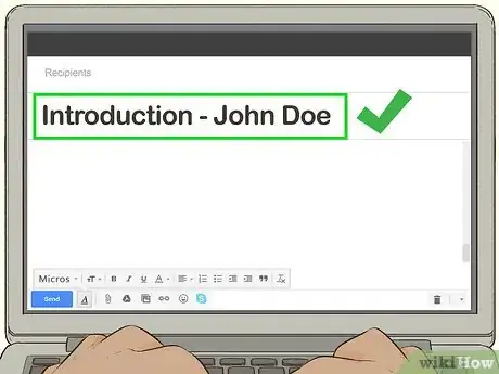 Image titled Introduce Yourself Via Email Step 1