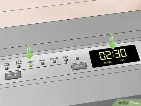 Image titled How Long Does a Dishwasher Run Step 1