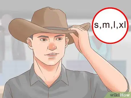 Image titled Wear a Cowboy Hat Properly Step 1