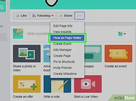 Image titled View Your Page As Someone Else on Facebook Step 6