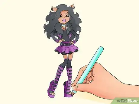 Image titled Draw Monster High Step 57