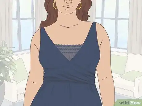 Image titled Cover Cleavage in a Formal Dress Step 1