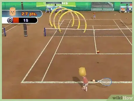 Image titled Do a Fast Ball in Tennis in Wii Sports Step 6