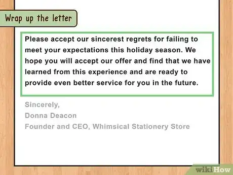 Image titled Write a Business Letter to Customers Step 9