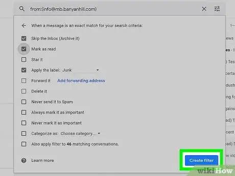 Image titled Create a Filter in Gmail Step 11