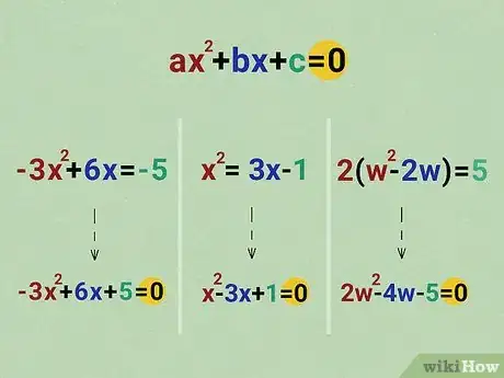 Image titled Solve Quadratic Equations Using the Quadratic Formula Step 2