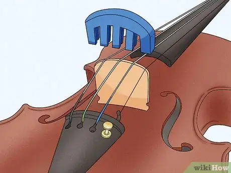 Image titled Put on a Violin Mute Step 4