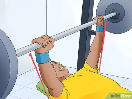 Image titled Keep Your Wrists Straight While Bench Pressing Step 4