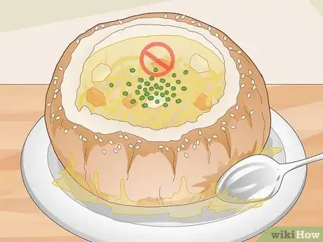 Image titled Eat Soup Served in a Bread Bowl Step 10