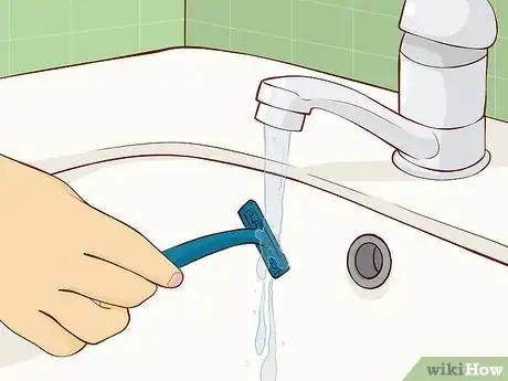 Image titled Shave Using Only a Razor and Water Step 9