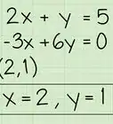 Solve Systems of Algebraic Equations Containing Two Variables