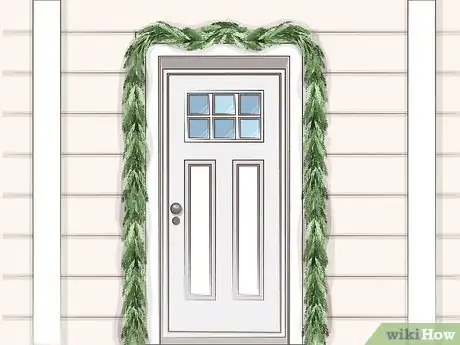 Image titled Hang Garland Around Your Front Door Step 4