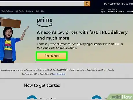 Image titled Get the Amazon Prime Discount for Customers Who Receive US Government Assistance Step 2