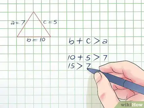 Image titled Determine if Three Side Lengths Are a Triangle Step 4