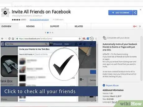 Image titled Invite All Friends on Facebook Step 1