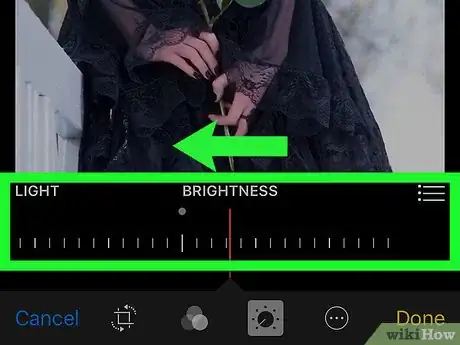 Image titled Adjust the Brightness of a Photo Using the iPhone Photos App Step 7