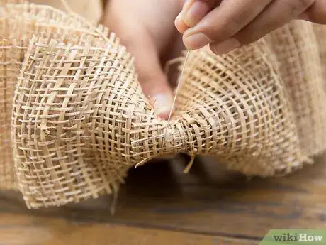 Image titled Make a Burlap Bow Step 12