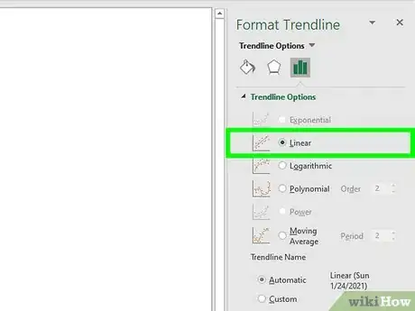 Image titled Add a Best Fit Line in Excel Step 7